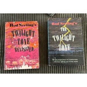 Rod Serling's TWILIGHT ZONE REVISITED, 13 Stories Vtg 1960s HC 1st Supernatural